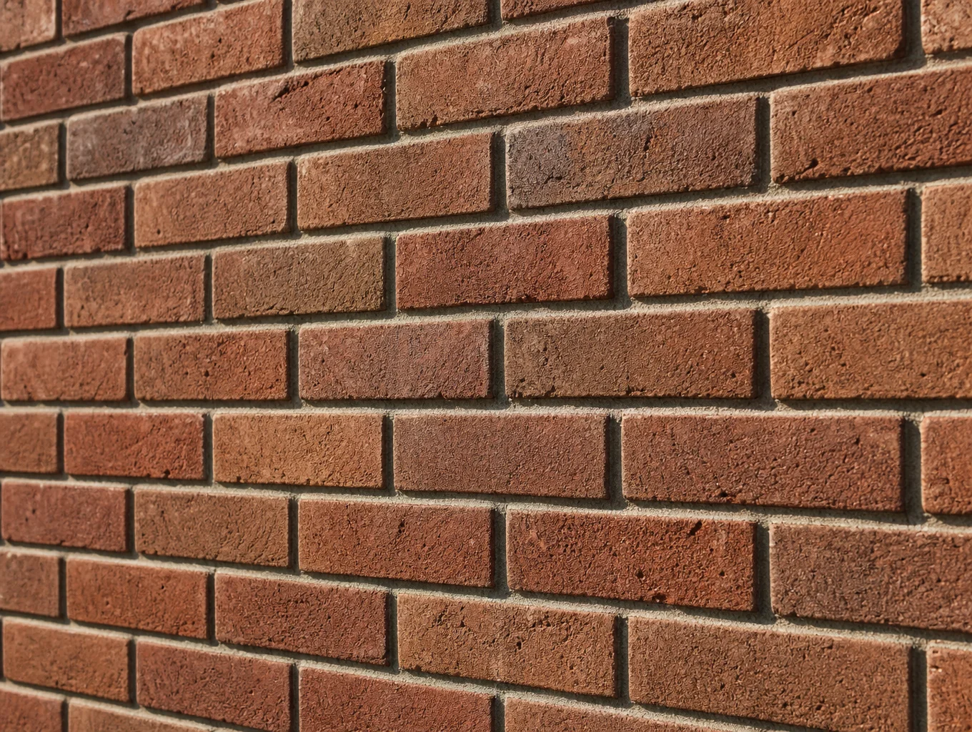 Detail van vakkundig uitgevoerd voegwerk