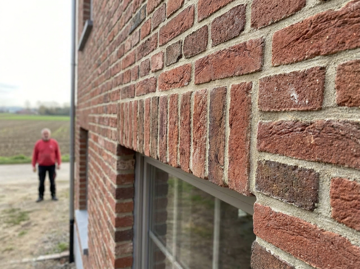 Herstel van rollagen en rabatten boven raamkozijnen